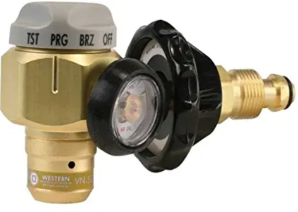 Western Enterprises VN-250 Flowmeter Nitrogen Purging Regulator w/250 PSI Test Pressure