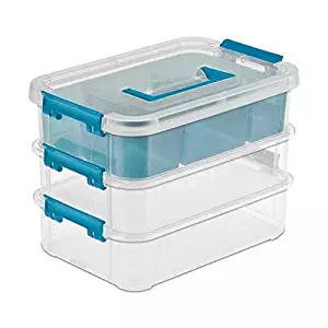 Sterilite Layer Stack & Carry Box, 10-5/8-Inch