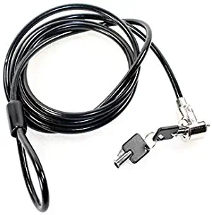 New Noble Locks Computer Security Cable Lock & Key NS20 with Pouch F449T
