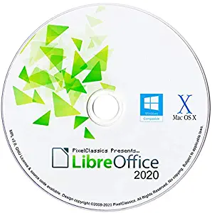 LibreOffice 2020 Compatible With Microsoft Office 365 2019 2016 2013 2010 Word & Excel Compatible Software CD for PC Windows 10 8.1 8 7 Vista XP 32 64 Bit, Mac OS X & Linux - No Yearly Subscription!