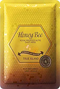 [TRUE ISLAND] Honey Bee Royal Propolis Nutri Sheet Mask(10pc) l Korean sheet mask; honey mask; facial nutrient mask